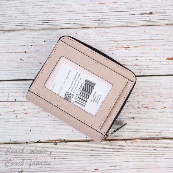 NWT Kate Spade Staci Colorblock Small Zip Around Wallet in Warm Beige Multi - Picture 2 of 8